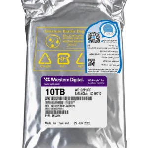 هارد اینترنال وسترن دیجیتال مدل Purple Pro ظرفیت 10 ترابایت(گارانتی اصلی)